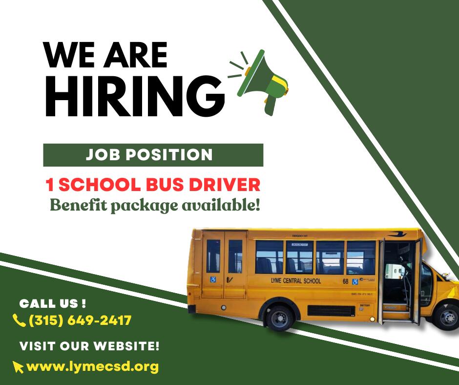 Bus Driver Position Available